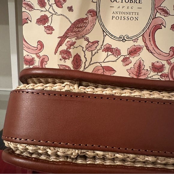 Sézane Milo Bag Naturel & Heritage Leather NWT - Picture 4 of 10